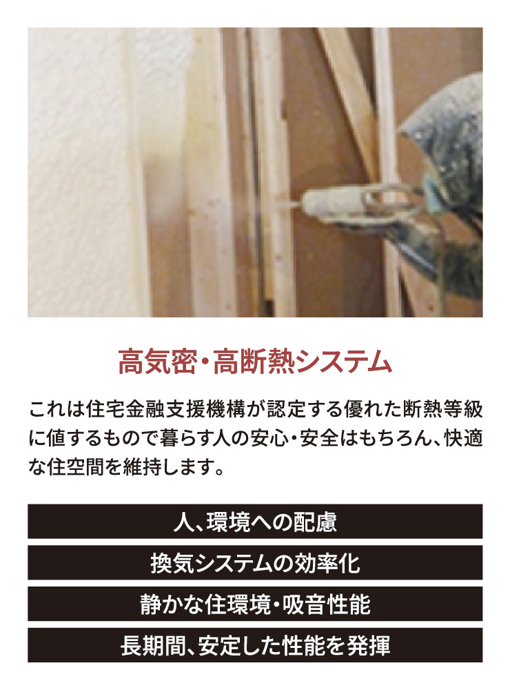 高気密・高断熱システム