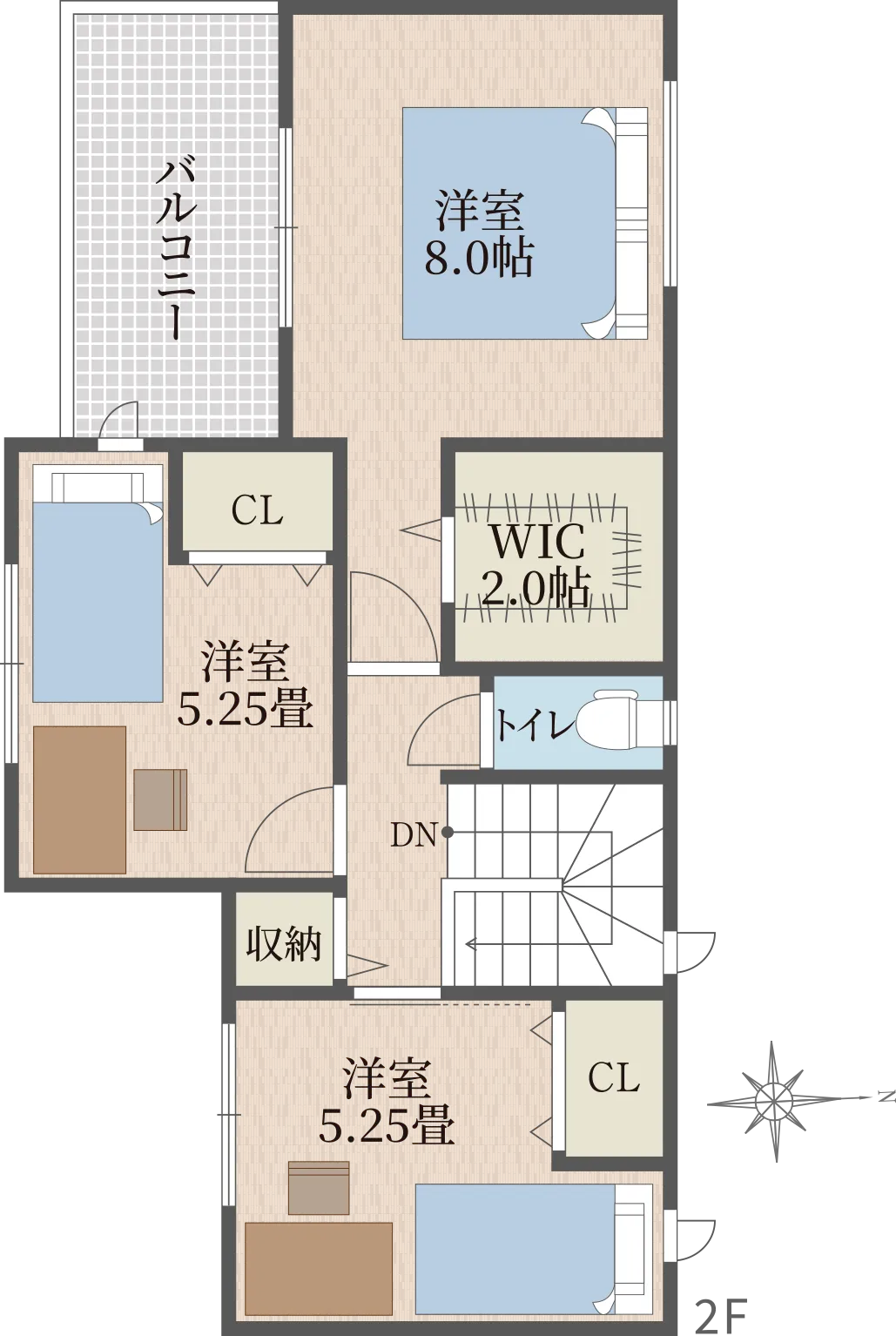 5号地間取り 2F
