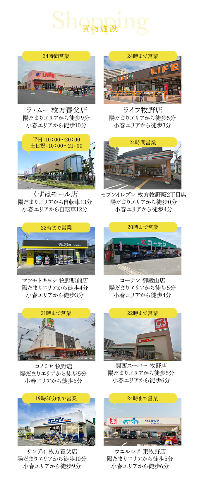買物施設