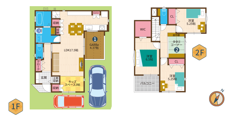 12号地参考プラン間取り図