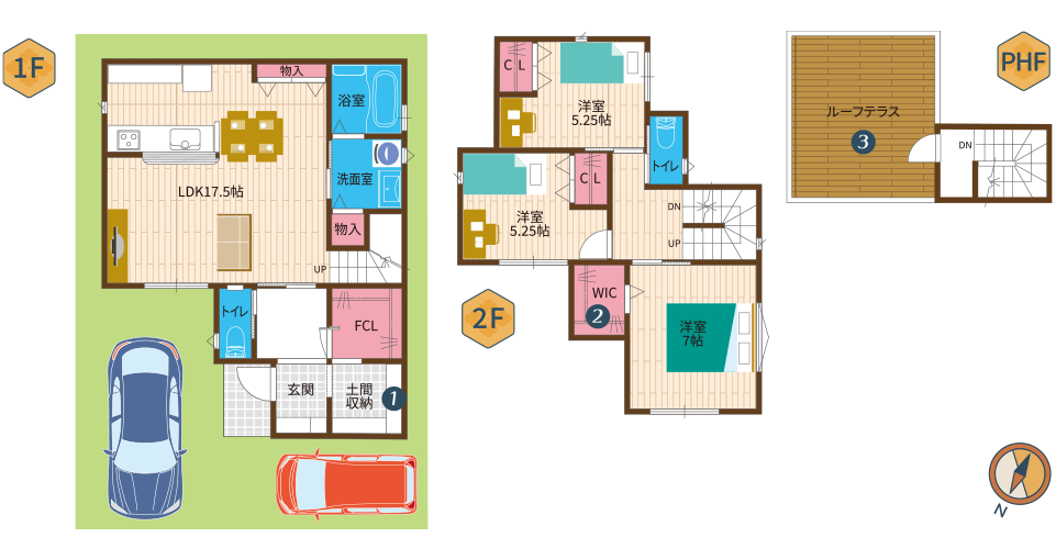 14号地参考プラン間取り図