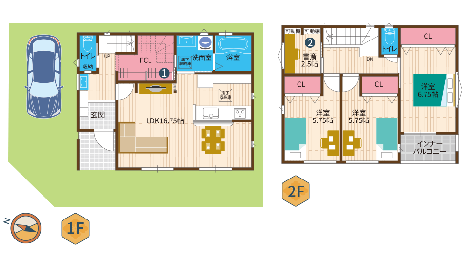 17号地プラン販売間取り図