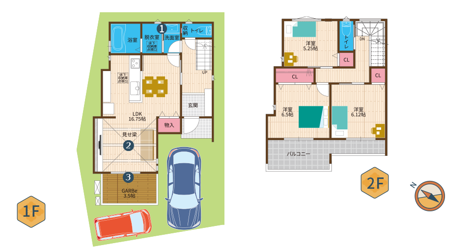 参考プラン間取り図