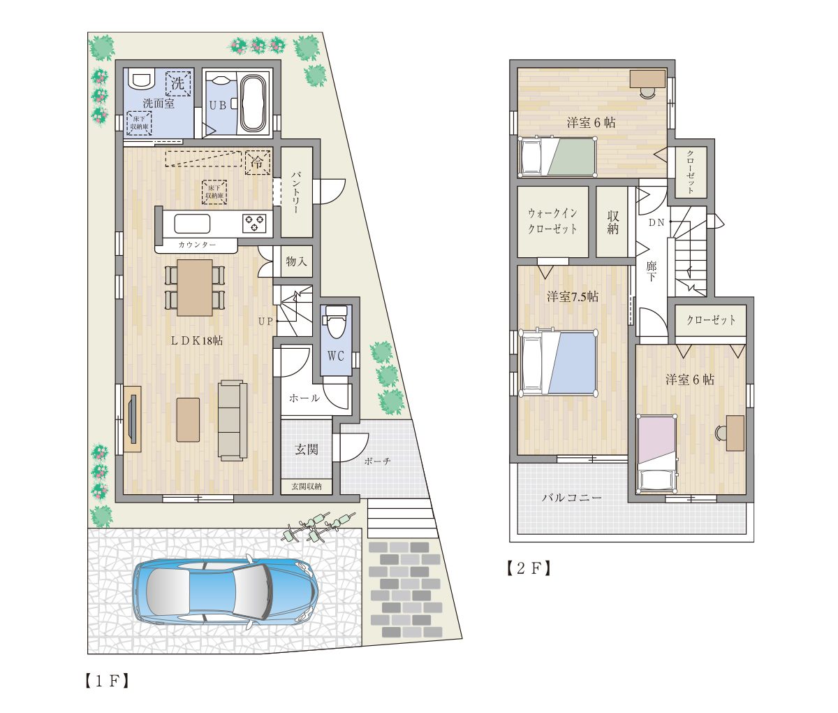 034 部屋 Ldk 収納のバランスがとれたプラン 枚方市の不動産 新築一戸建てや樟葉のマンションなら御浜住宅株式会社