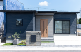 勾配天井が魅力的な平屋スタイルのお家