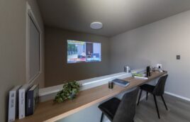 シアターコーナーのあるホテルライクなお家