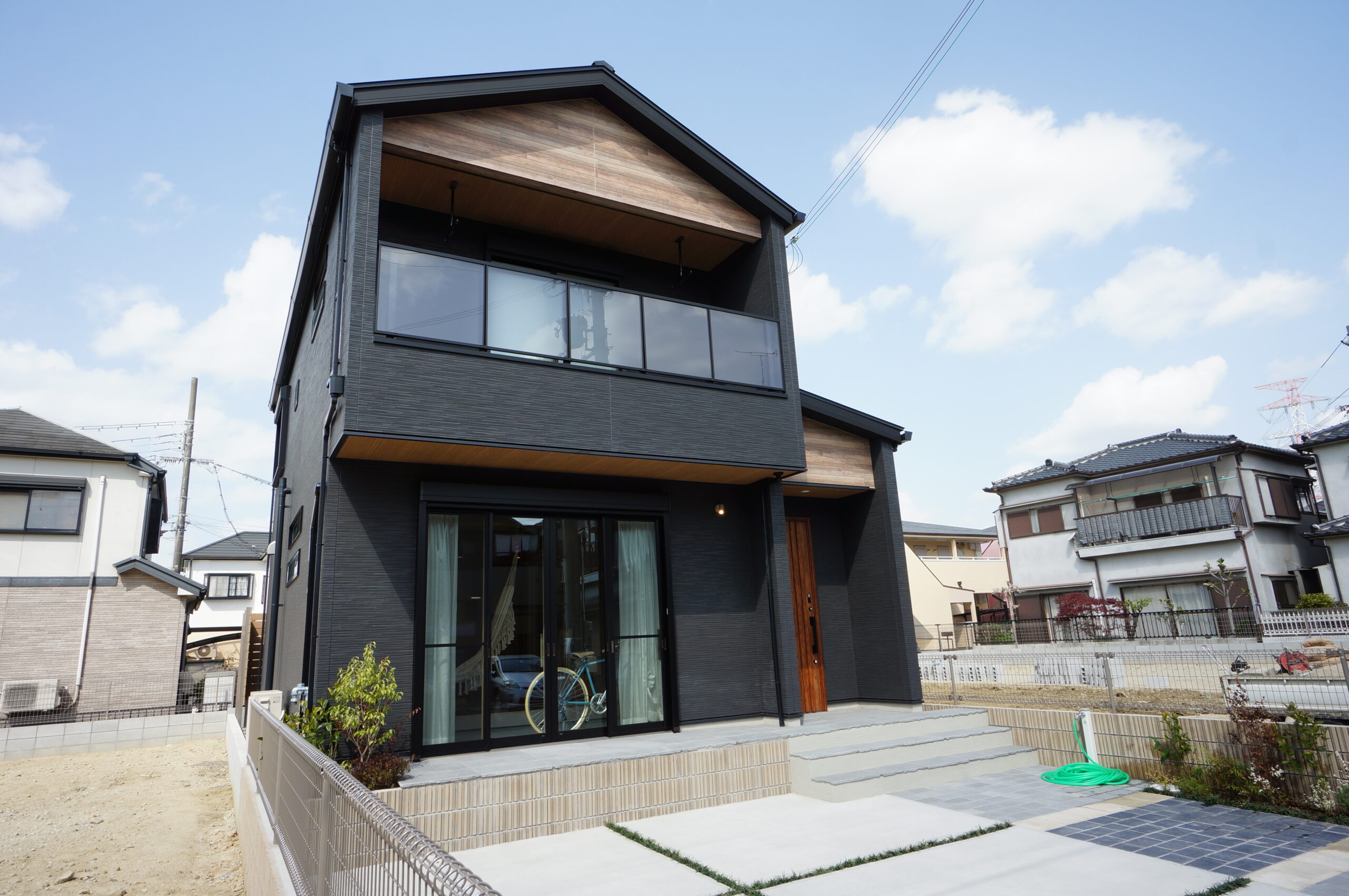 北欧ナチュラルな土間リビングのあるお家