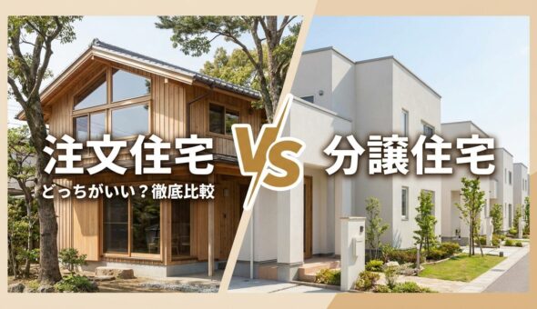 【注文住宅 vs 分譲住宅】どっちがいい？価格差・自由度・入居までの期間を徹底比較！