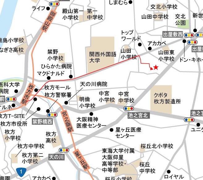 アクセス誘導図1