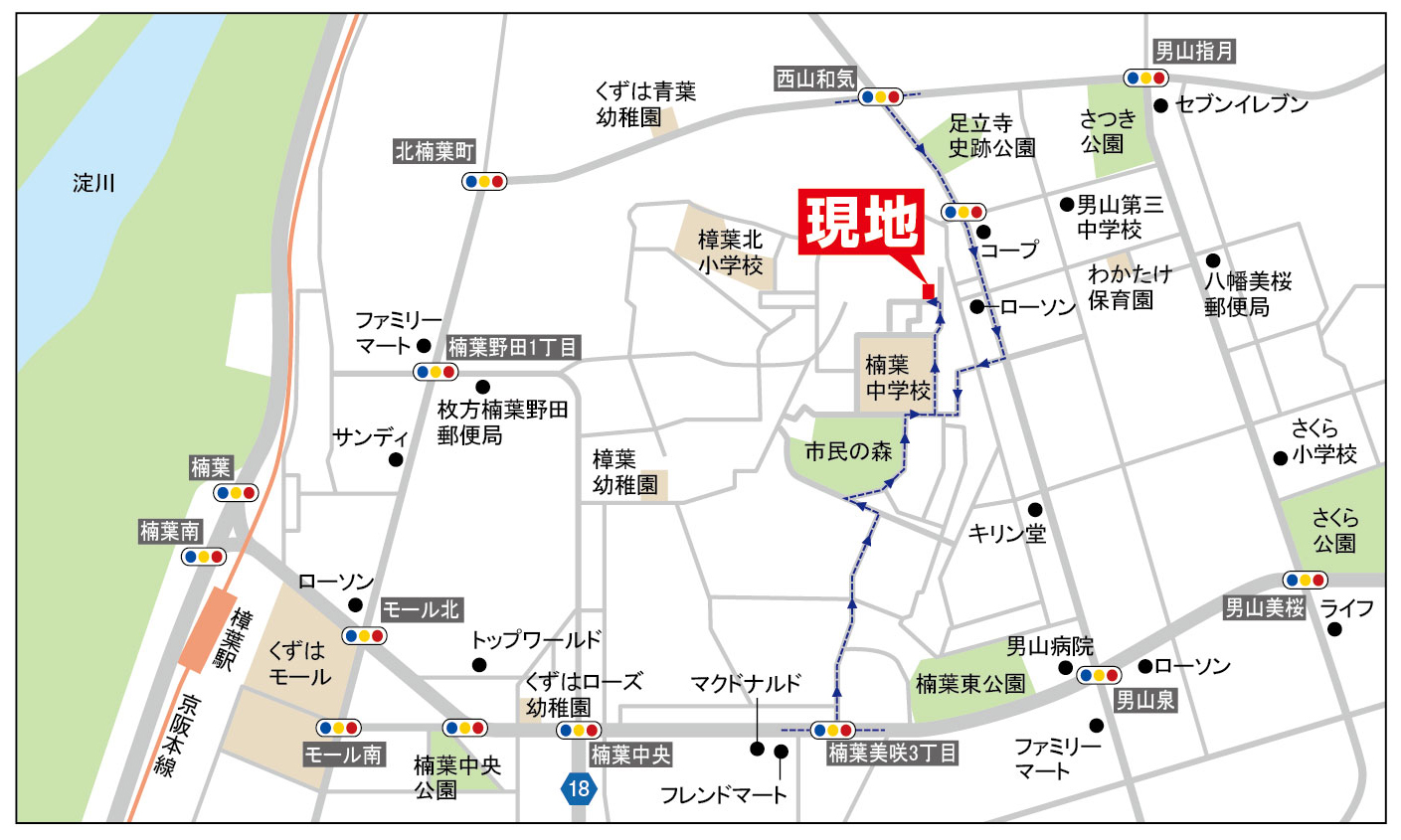 アクセス誘導図1