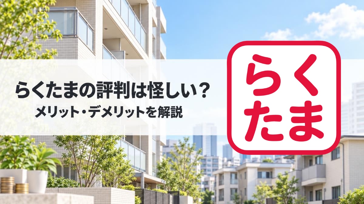らくたまの評判・口コミは怪しい？メリット・デメリットや利回り実績を徹底解説